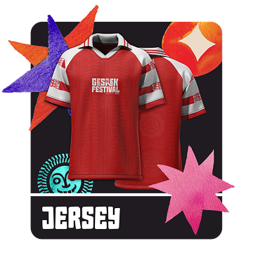 Gesrek Festival red jersey